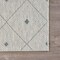 Homeroots 2 x 3 ft. Blue Diamonds Indoor & Outdoor Scatter Area Rug 396238 - alternate 7